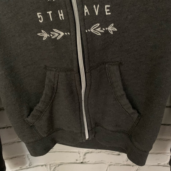Abercrombie Kids Hoodie Sweatshirt Gray Sz S 10 - Picture 3 of 9